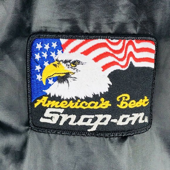 SNAP-ON Tools Vintage Jacket Mens MEDIUM 1970 Larg - Picture 3 of 8